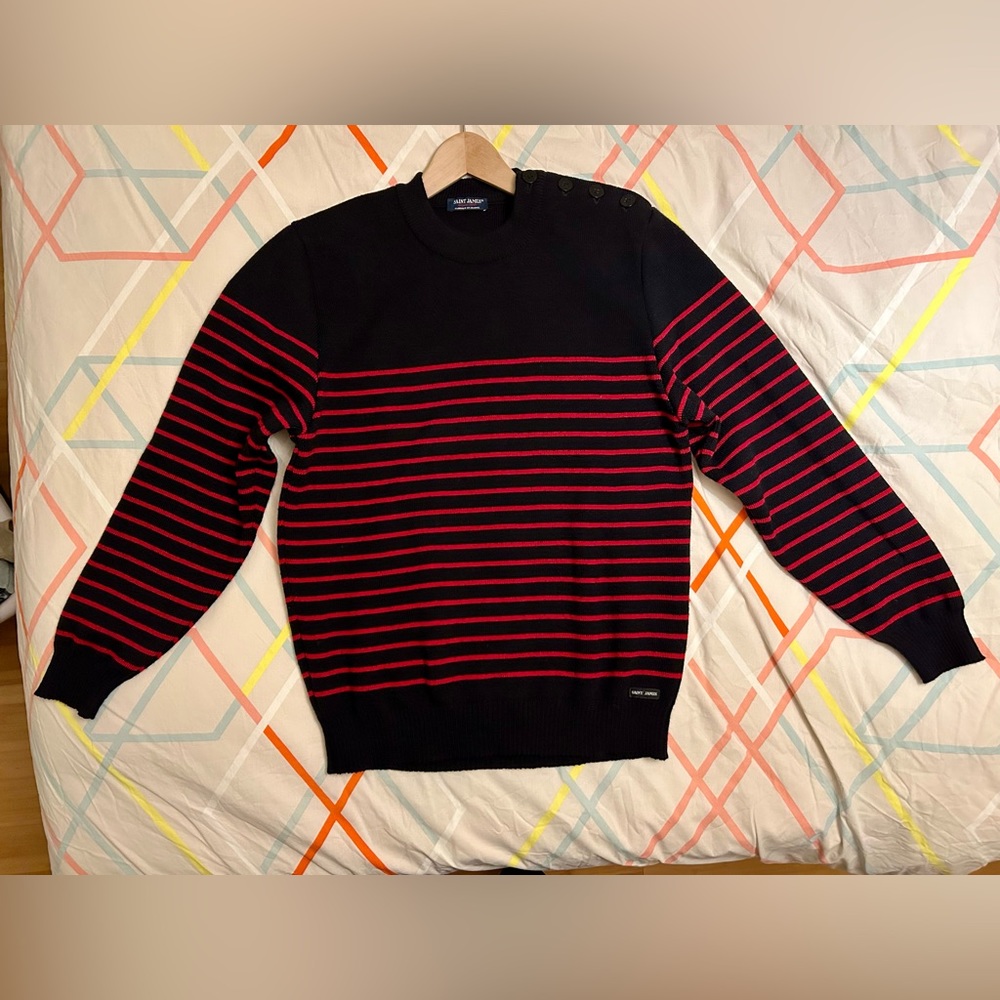 Saint James naval wool sweater.